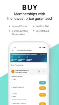 Fitternity android App screenshot 1